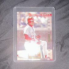 Topps Stadium Club 1992 Hal Morris #272 Rookie Cincinnati Reds MLB Card. rookie card picture