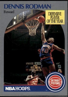 Dennis Rodman 1990 Hoops Team Night Detroit Pistons Detroit Pistons #NNO