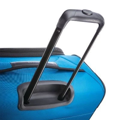 AMERICAN TOURISTER PHENOM SOFTSIDE CARRY ON SPINNER SUITCASE SOLID LUGGAGE, BLUE - Image 4 of 4