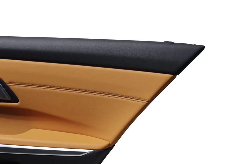 Conjunto panel puerta cuero naranja kyalami trasero derecho bmw m3 g80 2021-2025 OEM Foto 2 de 4