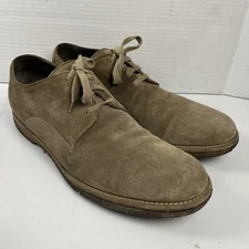 Allen Edmonds Southside Blucher Suede Crepe Rubber Sole Tan Mens Size 13 M