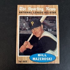 1962 Topps - All-Star Bill Mazeroski #391 All-Star