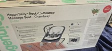 Ingenuity Happy Belly Rock-to-Bounce Massage Seat - Chambray