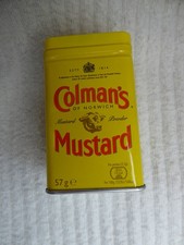 Colman's Mustard Tin 57g / 2oz Empty