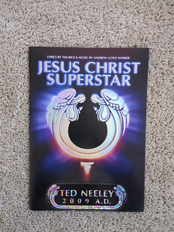 Souvenir program of the 2009 A.D. tour of the rock opera Jesus Christ Superstar.