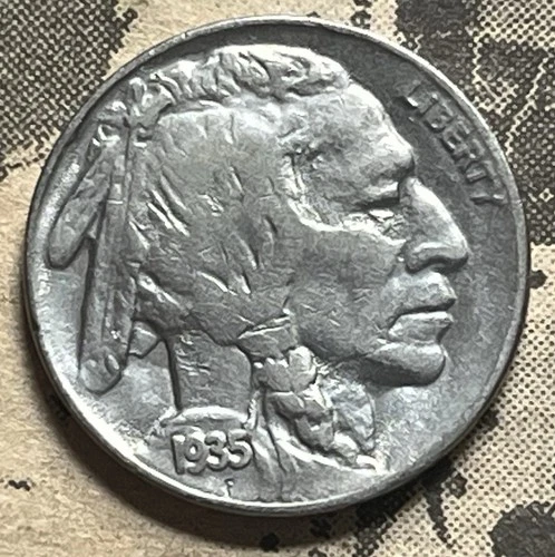 1935-S Buffalo Nickel Awesome Condition Full Horn Etc. C5