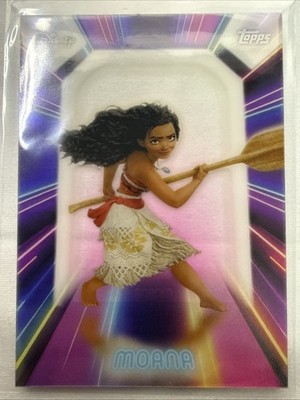 Moana Topps 2026 Disney Illuminated #NPL-17 Neon Lights Insert