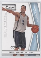 2010 Prestige Rookie Draft Picks Rights Light Blue /999 Greivis Vasquez #237 0f8