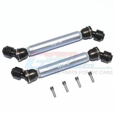 GPM Steel+Alum Front+ Rear CVD Drive Shaft  (6Pcs) Grey : Axial Capra 1.9 UTB
