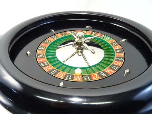 ANCIENNE GRANDE ROULETTE JEU DE SOCIETE CASINO - Picture 18 of 20