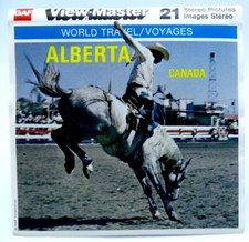 View Master A009C, Alberta, Canada, World Travel, GAF Canada Version, 3 Reel Set