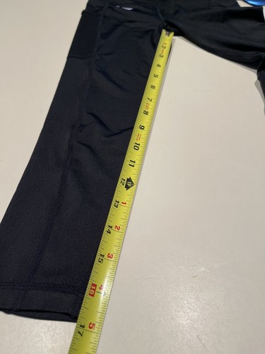 NWT New Balance Girls 7-8 Small Black Performance Leggings - Picture 8 of 8