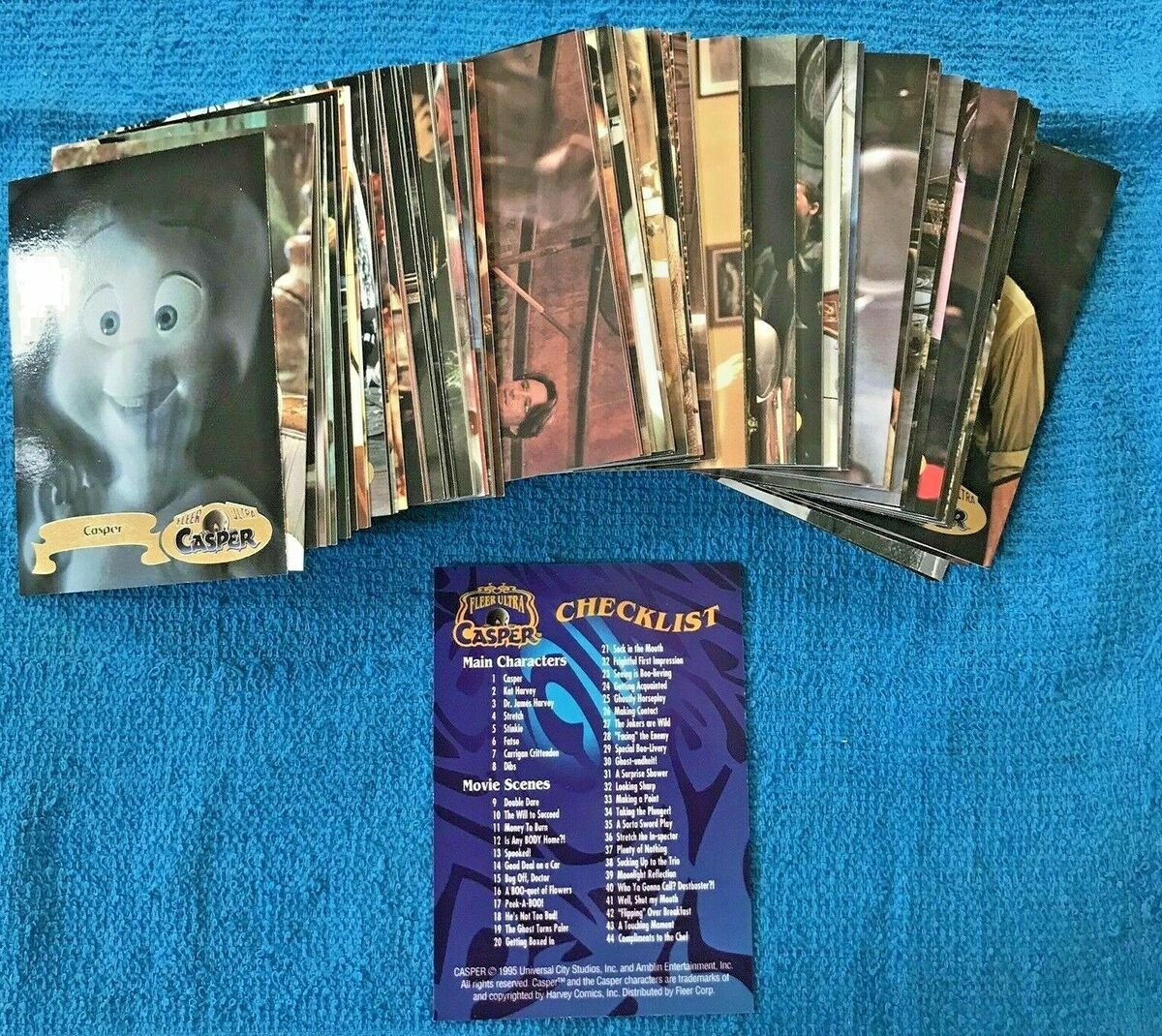 1995 Fleer Ultra Casper Complete Trading Card Set of 119 1995 Fleer Ultra Casper Complete Trading Card Set of 119