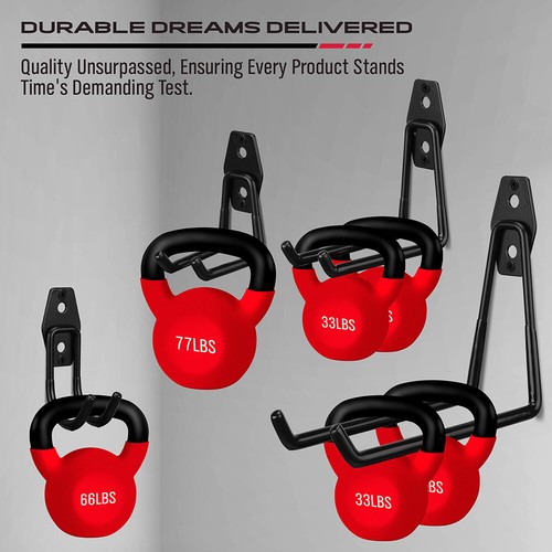 15X Storage Hooks Utility Double Wall Mount Garage Organization Tools Heavy Duty - Picture 2 of 9