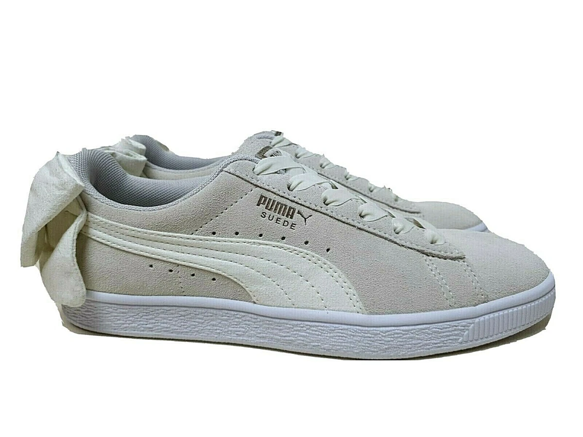 Puma suede bow clearance women's