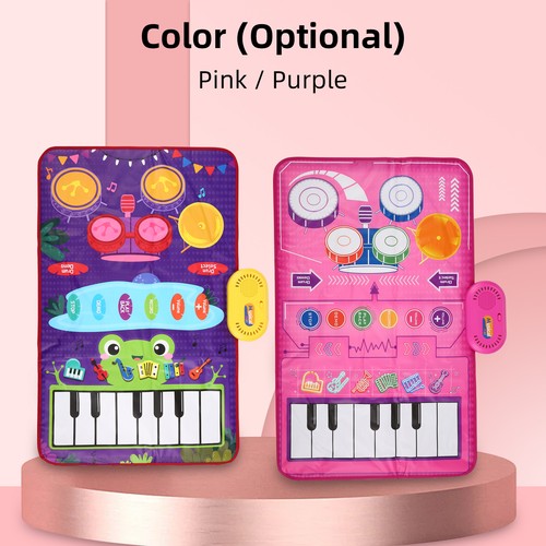 Musical Mat Piano Keyboard & Drum Mat with 2  Musical  Mat  P9O2 - Picture 4 of 11