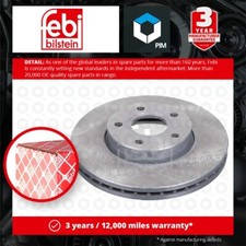 2x Brake Discs Pair Vented Front 278mm 24565 Febi Set 1223663 1223665 1253729