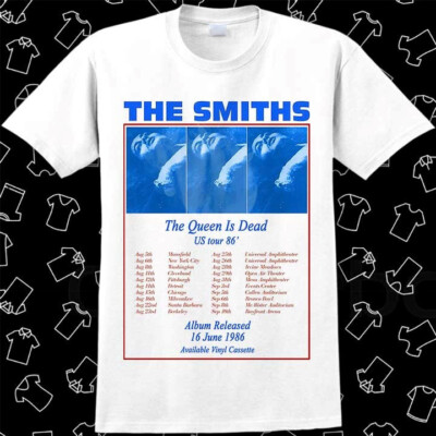 The Smiths Us Tour 86 Queen Is Dead T Shirt Meme Gift Fun Tee Vintage Style 548