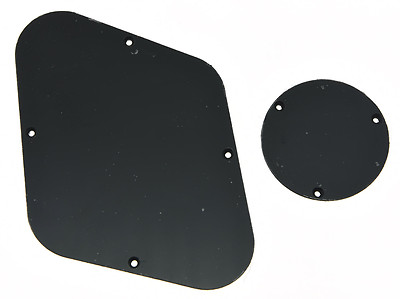 USA Spec schwarz LP Rückseite Steuerung & Schalterplatte Hohlraumabdeckung für Gibson Les Paul