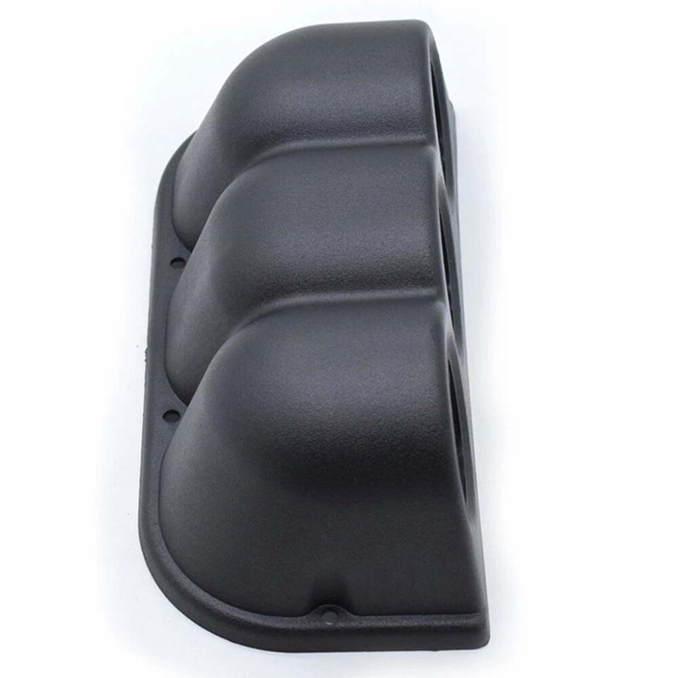 Universal 52mm Triple Gauge Pod Mount Holder Dashboard Dash Black Turbo Boost US - Image 3 of 4