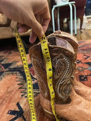 Sebastian Mexican Pointy Cowboy Boots - Leather & Ostrich  display picture 1