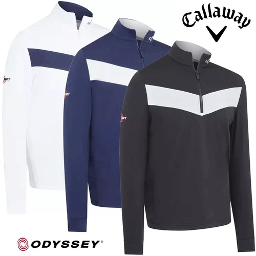 CALLAWAY ODYSSEY MENS 1/4 ZIP GOLF SWEATER / ALL COLOURS/ 2026 MODEL
