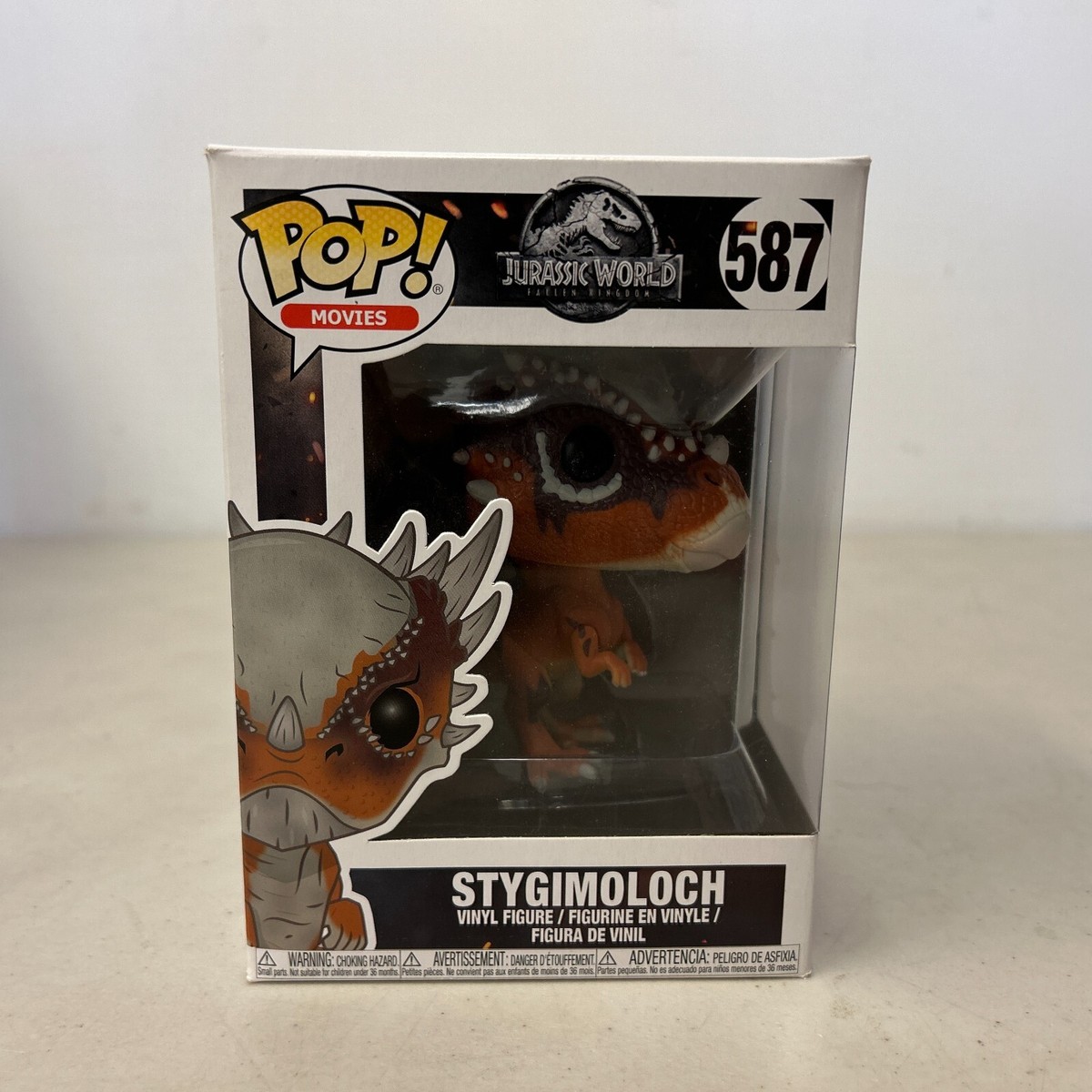Figurine POP Jurassic World - Stigimoloch Vinyle N°587 - Univers Jurassic Park