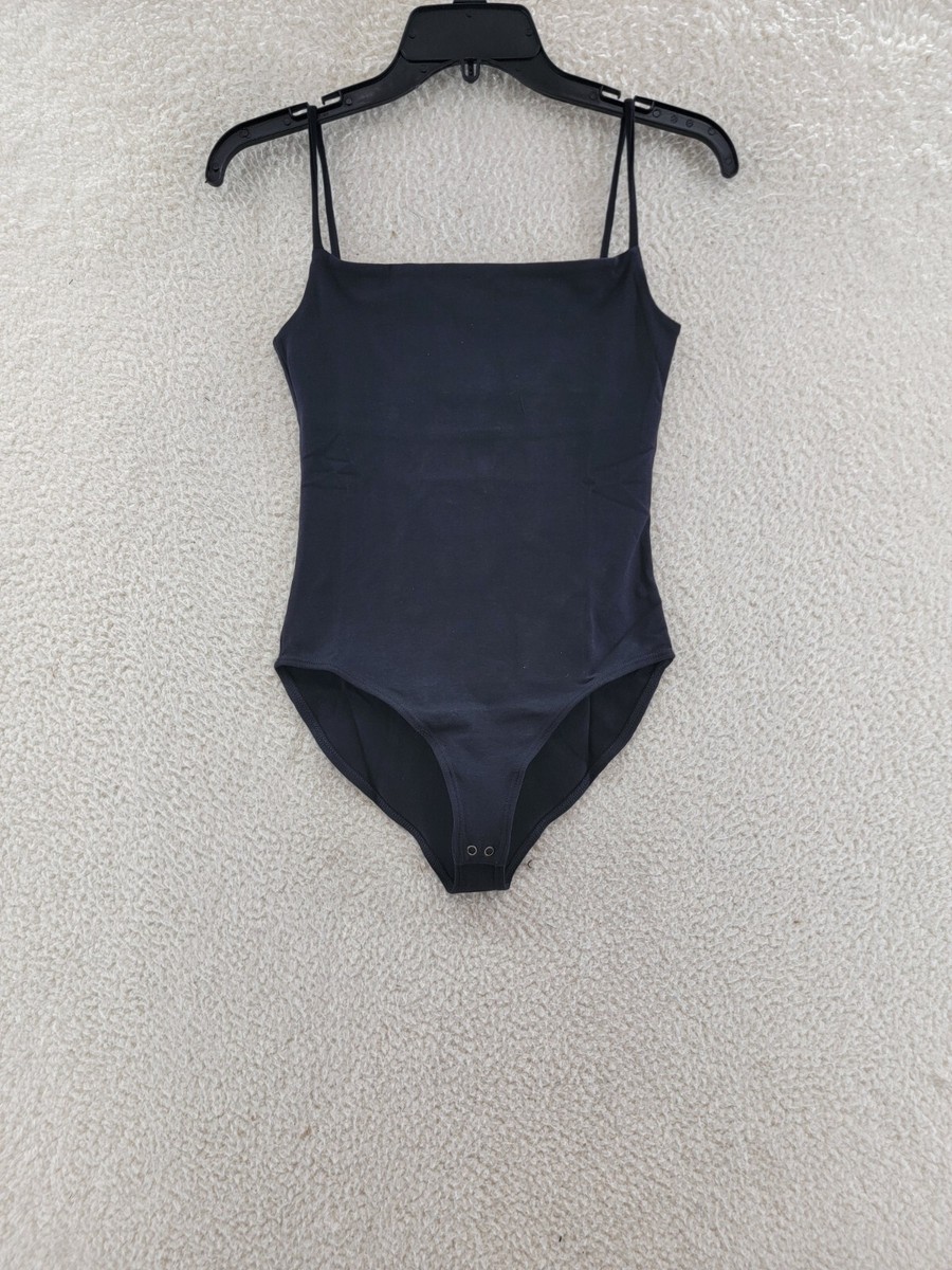 AGOLDE Women's Square Neck Spaghetti Strap Bodysuit Women's