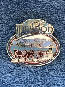 Alaska-Iditarod-Dog-Sled-Race-Lapel-Hat-Pin-1999