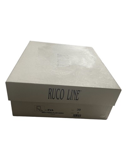 Stivali scarpe tacco alto punta aperta Ruco Line pizzo rete vernice UK 6 - Foto 10 di 10