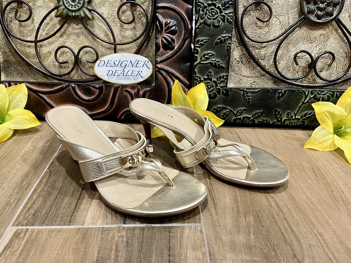 Ebay gold sandals sales