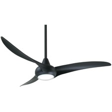 Minka Aire F844 Cl Light Wave Coal 52 Led Ceiling Fan With Remote