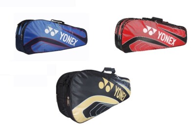 Yonex Schlägertasche Sunr23025 Reißverschlussfach zur Aufbewahrung von 3 Schlägern & Kleidung