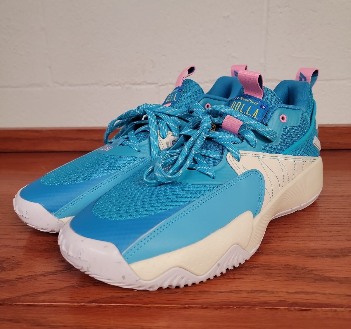 Adidas Dame Certified Young Dolla GV9587 Blue White Basketball Shoes Sneakers adidas Dame Certified Extply 2.0 Signal Cyan Blue Men  main image 2