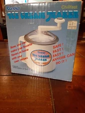  Ice Cream Maker 1 Pint, Chocolate Rim, Japan, Vintage Chillfast, Donvier