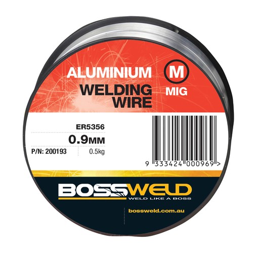 Bossweld ALUMINIUM-5356 MIG WELDING WIRE 0.5kg *Australian Brand- 0.9mm Or 1.0mm - 第 1/3 張圖片