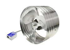 Master Flow Electric Attic Fan Gable Mount Silver Adjustable Thermostat 1600-CFM