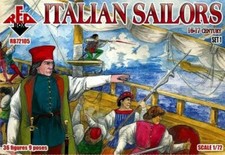 Red Box 72105 Italian Sailors, 16-17 Century, Set 1 Plastic 1/72 scale kit