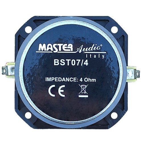 1 Master Audio Bst07/4 Bst 07/4 Tweeter Controlador De 8,00 X 8,00CM 300 Watt - Imagen 7 de 7