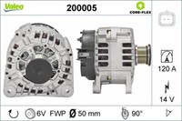 Valeo 200005 Generator For Mitsubishi Nissan Opel Renault Vauxhall Volvo