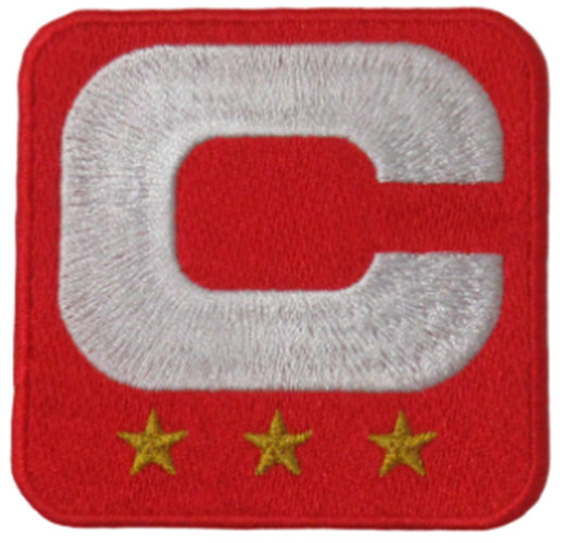OFFICIAL KANSAS CITY CHIEFS 202425 SEASON CAPTAINS PATCH JERSEY RED