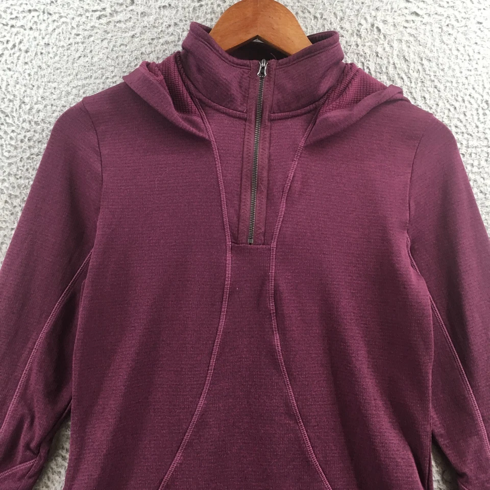 Mondetta Sudadera con Capucha y Sudadera Mujer M Púrpura Cuello Simulado Manga Larga Con Capucha Clásica Foto 2 de 4