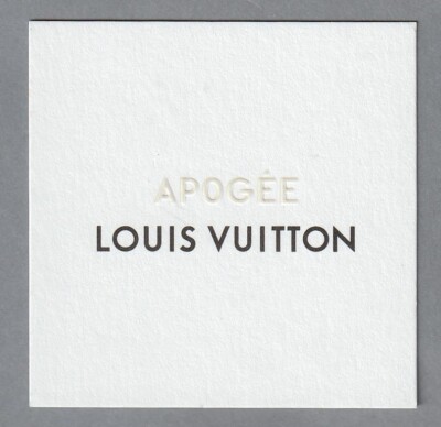 Werbekarte - Advertising Card - Apogée de Louis Vuitton