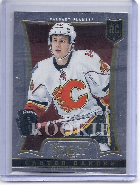 13-14 2013-14 SELECT CARTER BANCKS ROOKIE RC 197 CALGARY FLAMES