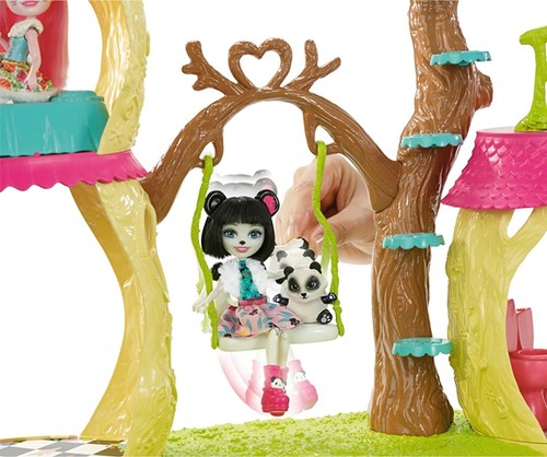 NUEVO Juego Enchantimals PLAYHOUSE PANDA con Prue Panda y Nari 2018 FCG94 EXCLUSIVO - Imagen 6 de 18