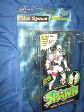 SPAWN Pilot Spawn White Variant Todd McFarlane Toys Deluxe Ultra-Action Figure