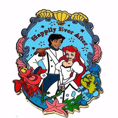 rare le 100 disney auctions pinlittle mermaid happily ever after