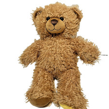 Vintage Build A Bear Life Is Good Plush Shaggy BrownBear Stuffed Animal 16"