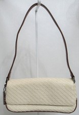 Liz Claiborne Purse Faux Straw Vintage Shoulder Bag Handbag