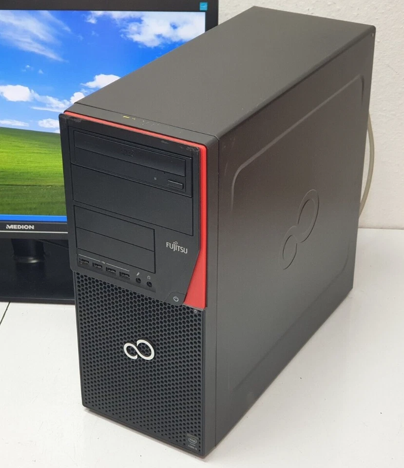 FUJITSU Windows XP Gamer PC 500GB Computer i5 HD COM 4x 3,6GHz 4GB GT 1GB RS 232 - Bild 4 von 4